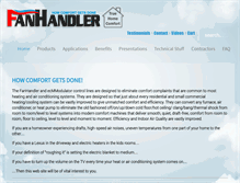 Tablet Screenshot of fanhandler.com